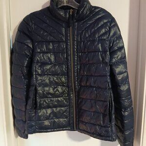 Gap Women's Navy Blue Quilted Puffer Jacket SZ SP GUC